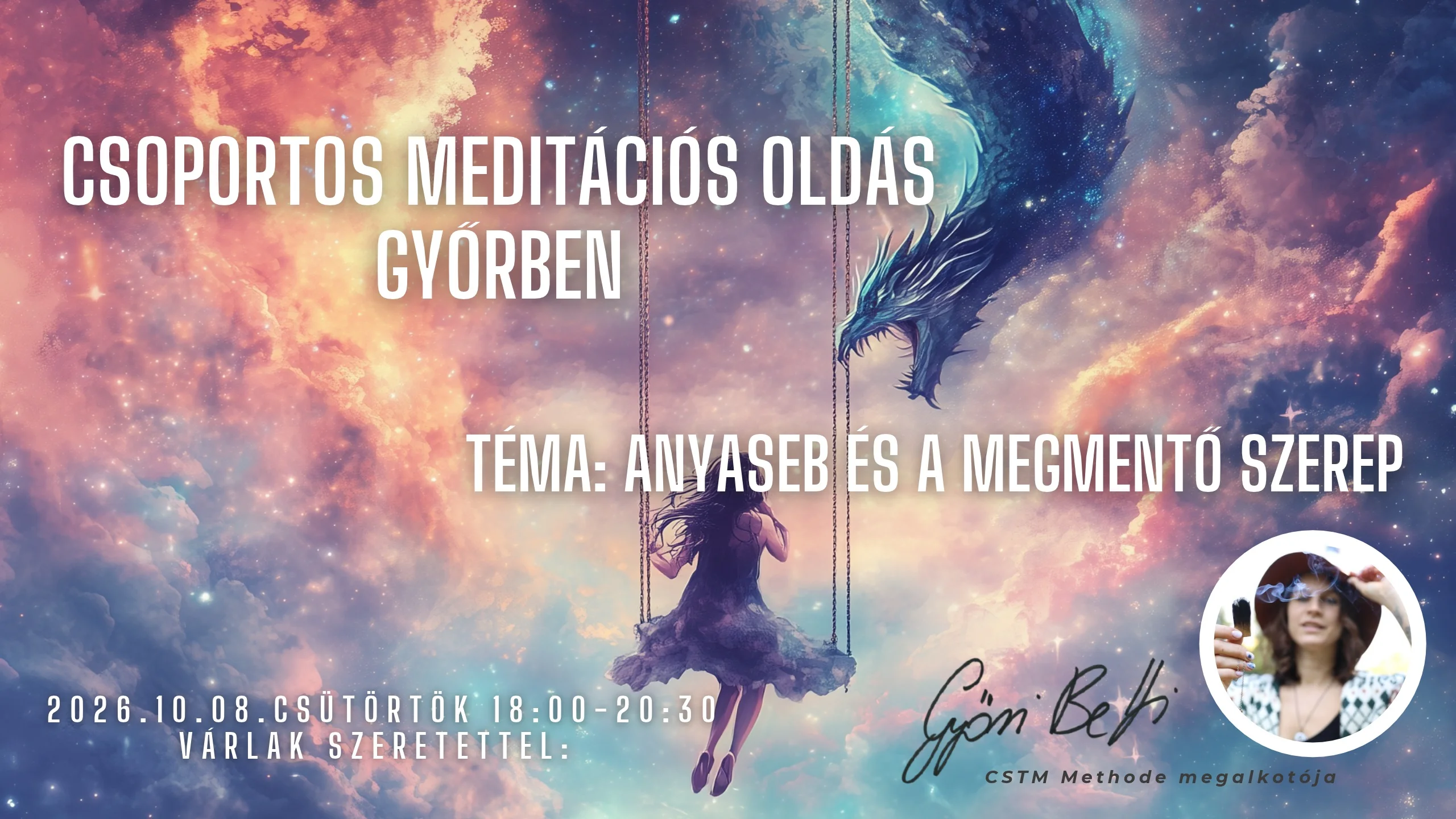 LélekKépző – ANYAseb és a megmentő szerep - csoportos meditációs oldás Győrben – Győr